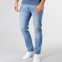 Crosshatch Mens Bandol Straight Fit Jeans Light Wash