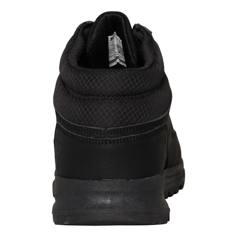 Crosshatch Mens Blissford Boots Black Mono - Image 3