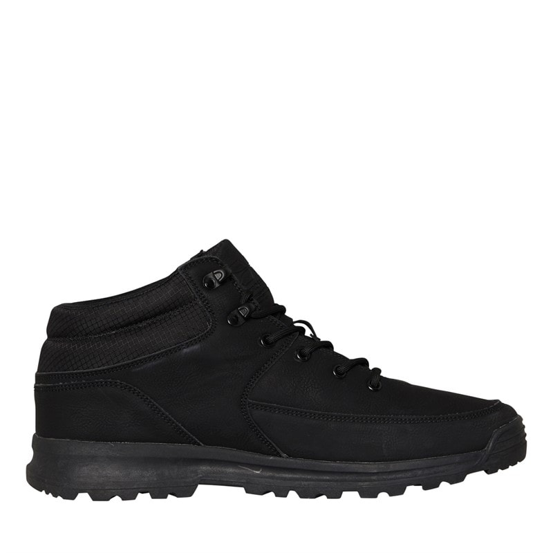 Crosshatch Mens Blissford Boots Black Mono - Image 5