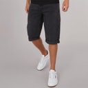 Crosshatch Mens Tillforth Baggy Denim Shorts Black Wash