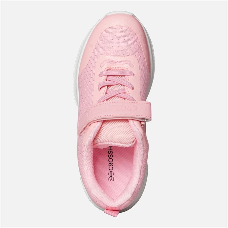 Crosshatch Infant Girls Stafford Trainers Pink/White - Image 4