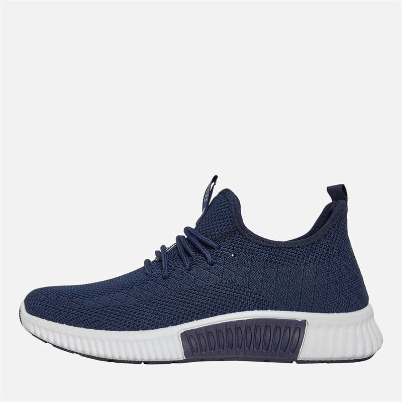 Crosshatch Junior Boys Rideout Trainers Navy