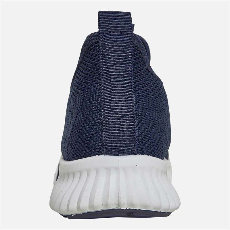 Crosshatch Junior Boys Rideout Trainers Navy - Image 3