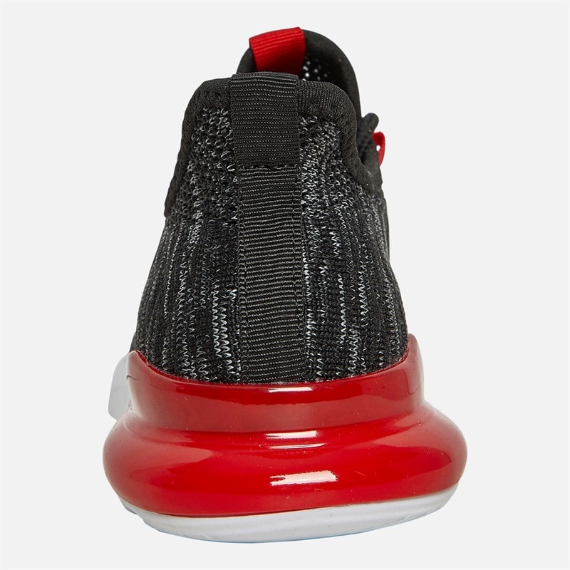 Crosshatch Junior Boys Smitlay Trainers Black/Red - Image 3