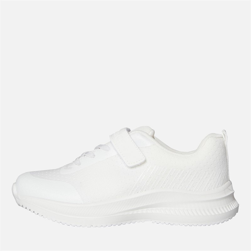 Crosshatch Infant Stafford Trainers White Mono