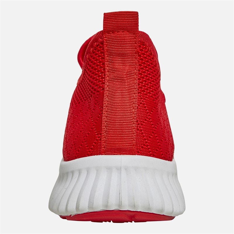 Crosshatch Junior Boys Rideout Trainers Red - Image 3