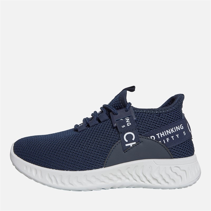 Crosshatch Boys Junior Ceaze Trainers Navy