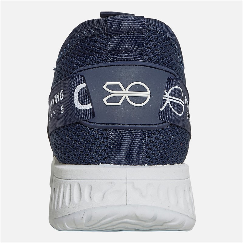 Crosshatch Boys Junior Ceaze Trainers Navy - Image 3