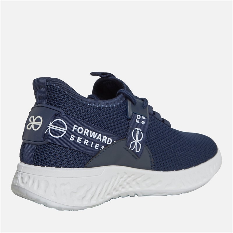 Crosshatch Boys Junior Ceaze Trainers Navy - Image 5