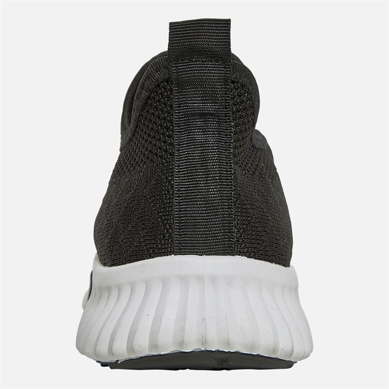 Crosshatch Junior Boys Rideout Trainers Black - Image 3