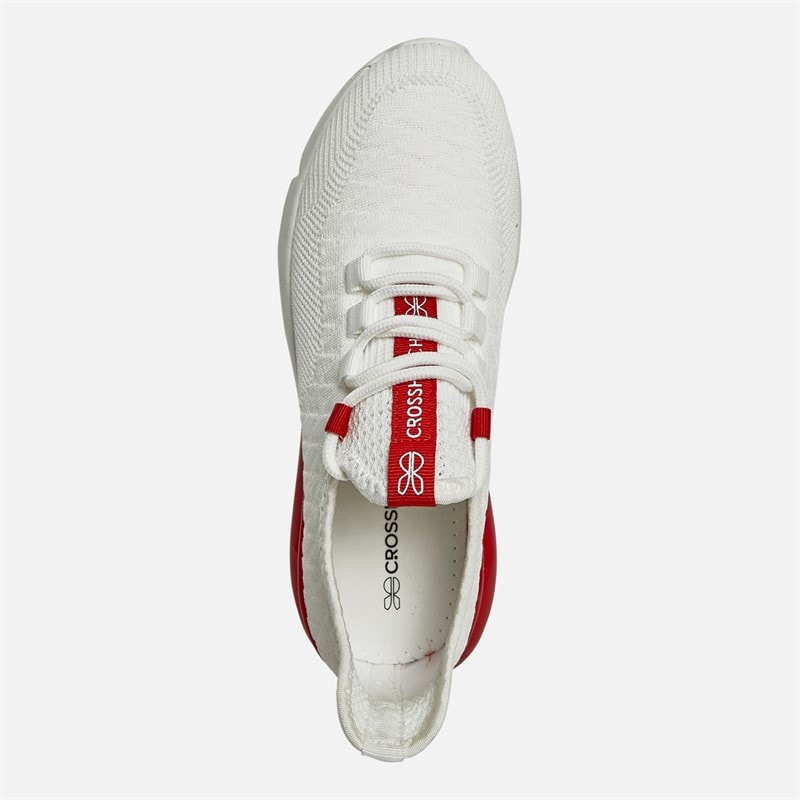 Crosshatch Boys Smitlay Trainers White/Red - Image 4