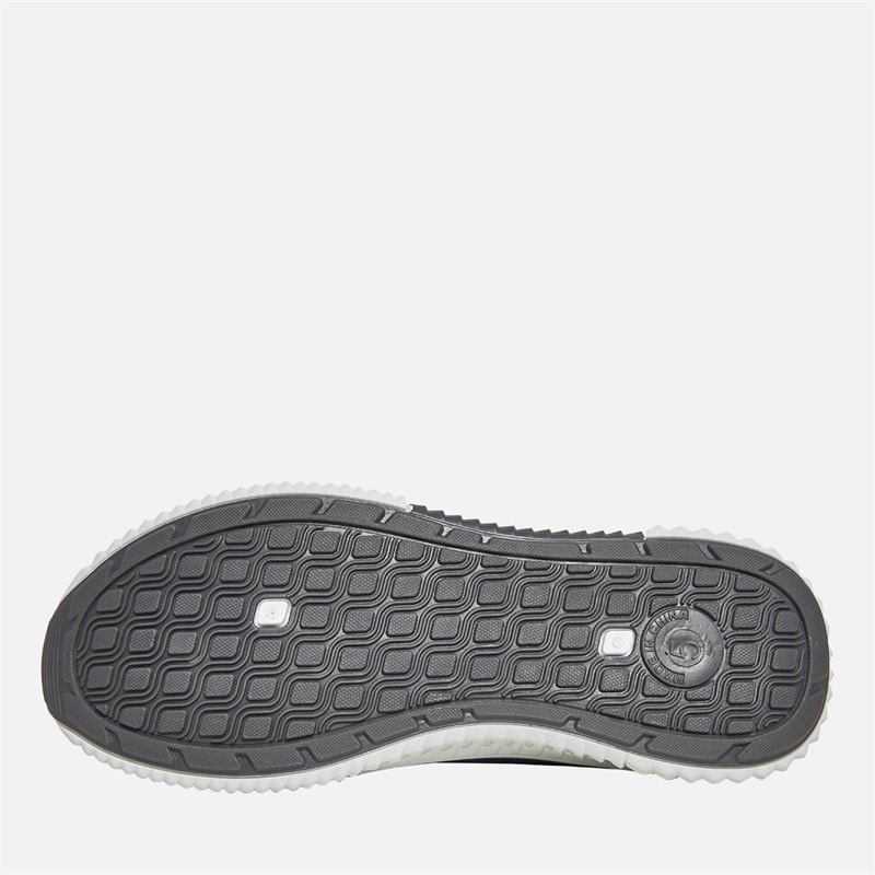 Crosshatch Junior Boys Rideout Trainers Grey - Image 2
