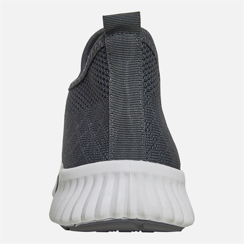 Crosshatch Junior Boys Rideout Trainers Grey - Image 3