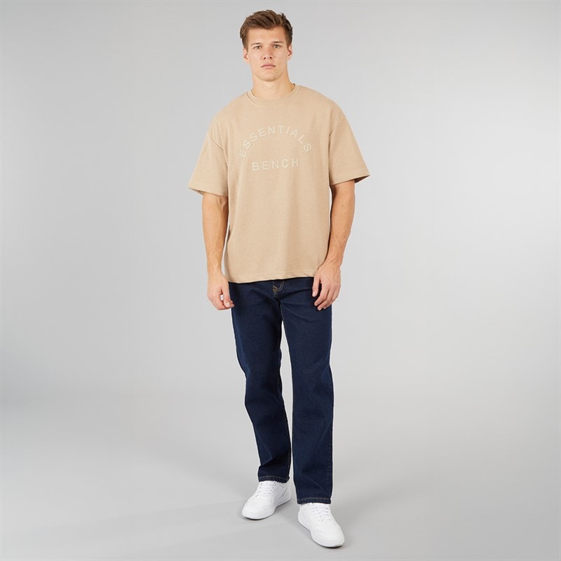 Crosshatch Mens Detendu Relaxed Fit Jeans Raw - Image 4