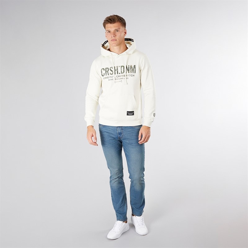 Crosshatch Mens Draker Straight Jeans Light Wash - Image 4