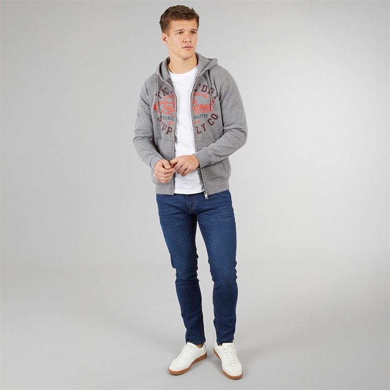Crosshatch Mens Durtan Slim Fit Jeans Dark Wash - Image 4
