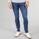Crosshatch Mens Durtan Slim Fit Jeans Mid Wash