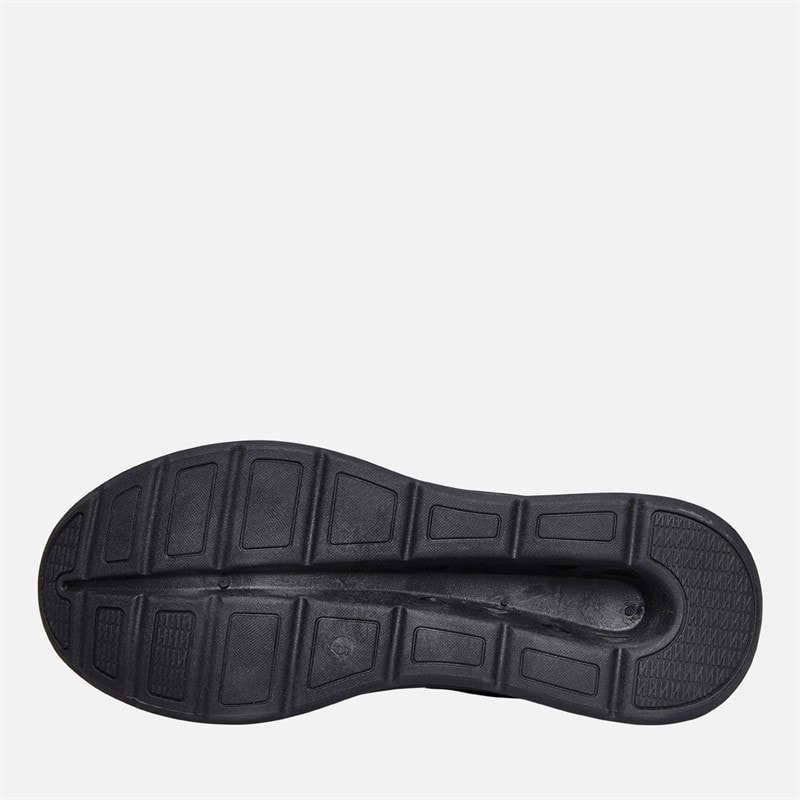 Crosshatch Mens Jesmond Trainers Black Mono - Image 2