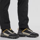 Crosshatch Mens Heymare Trainers Black/Charcoal/Taupe