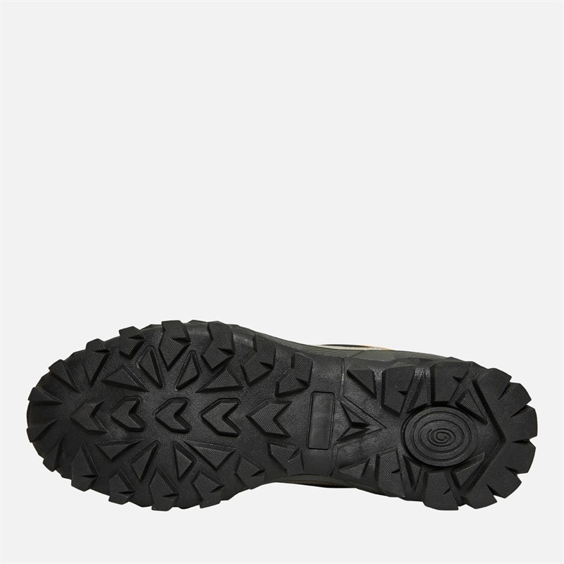 Crosshatch Mens Heymare Trainers Black/Charcoal/Taupe - Image 2