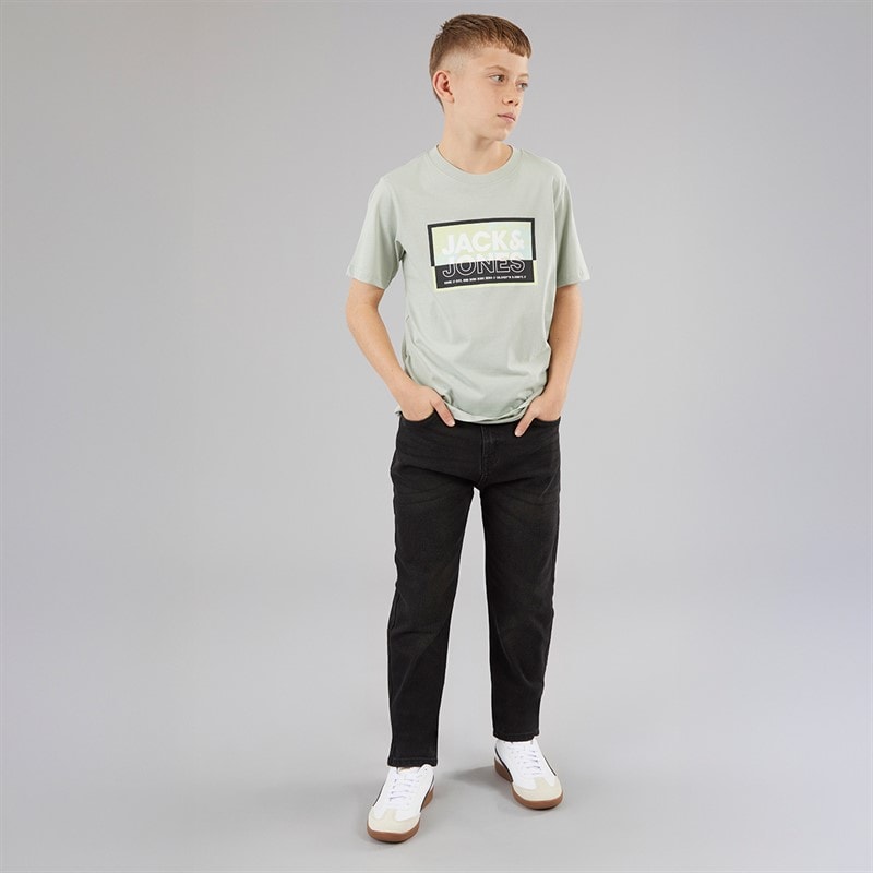 Crosshatch Boys Straight Jeans Black Washed - Image 4