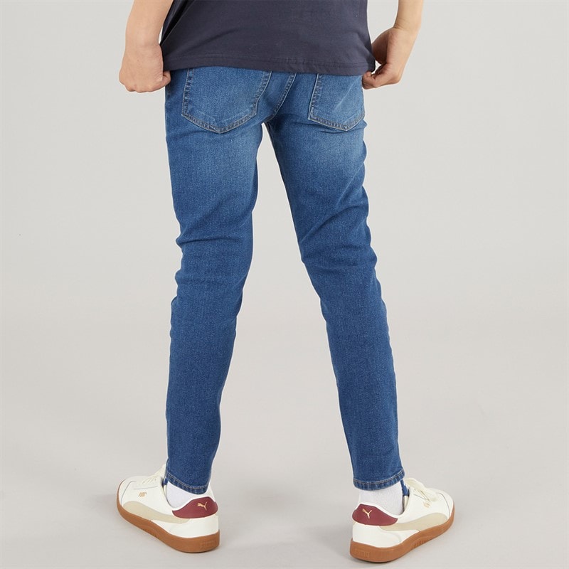 Crosshatch Boys Straight Jeans Mid Wash - Image 2