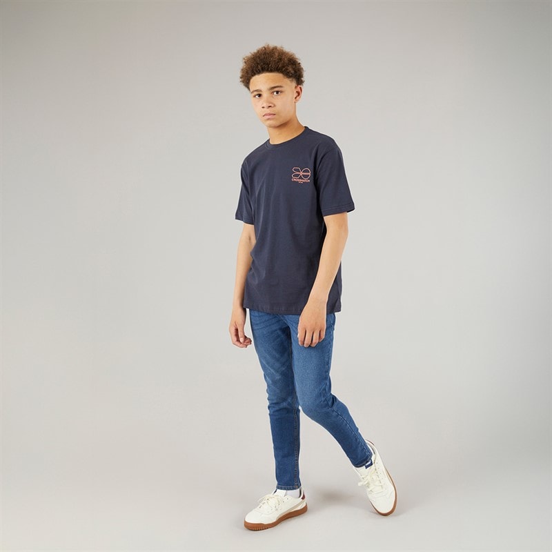 Crosshatch Boys Straight Jeans Mid Wash - Image 4