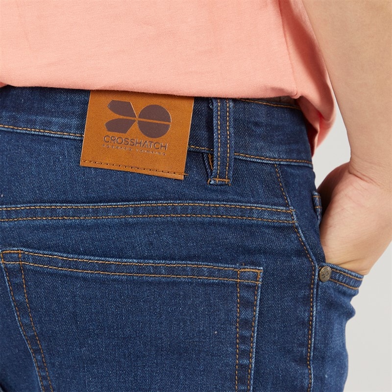 Crosshatch Boys Slim Jeans Dark Wash - Image 3