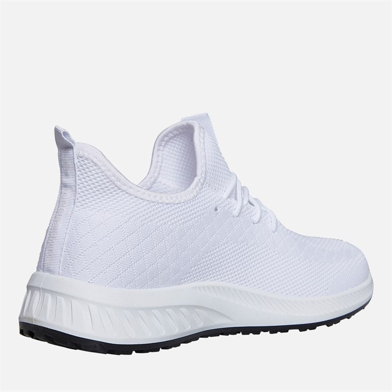 Crosshatch Mens Antioch Trainers White - Image 5