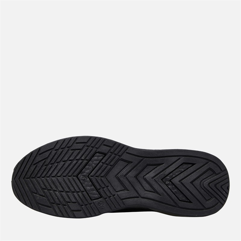 Crosshatch Mens Clarington Trainers Black Mono - Image 2