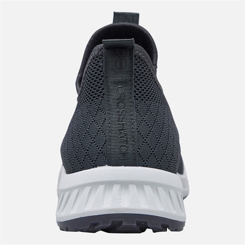 Crosshatch Mens Antioch Trainers Grey - Image 3