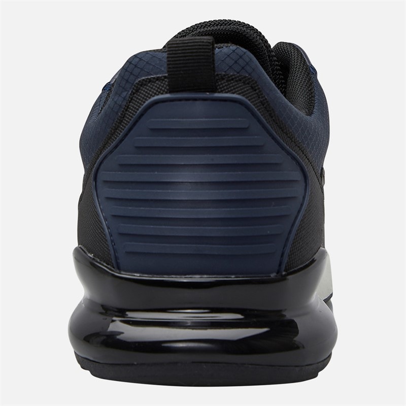 Crosshatch Mens Smitlay II Trainers Navy/Black - Image 3