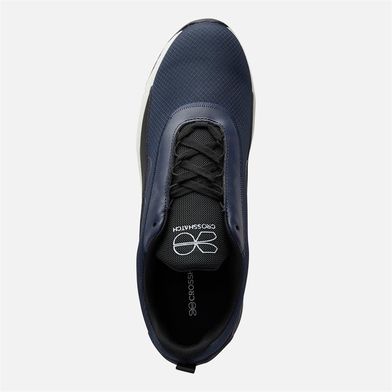 Crosshatch Mens Smitlay II Trainers Navy/Black - Image 4