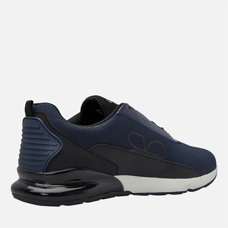 Crosshatch Mens Smitlay II Trainers Navy/Black - Image 5