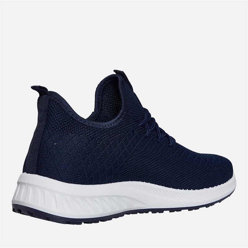 Crosshatch Mens Antioch Trainers Navy - Image 5