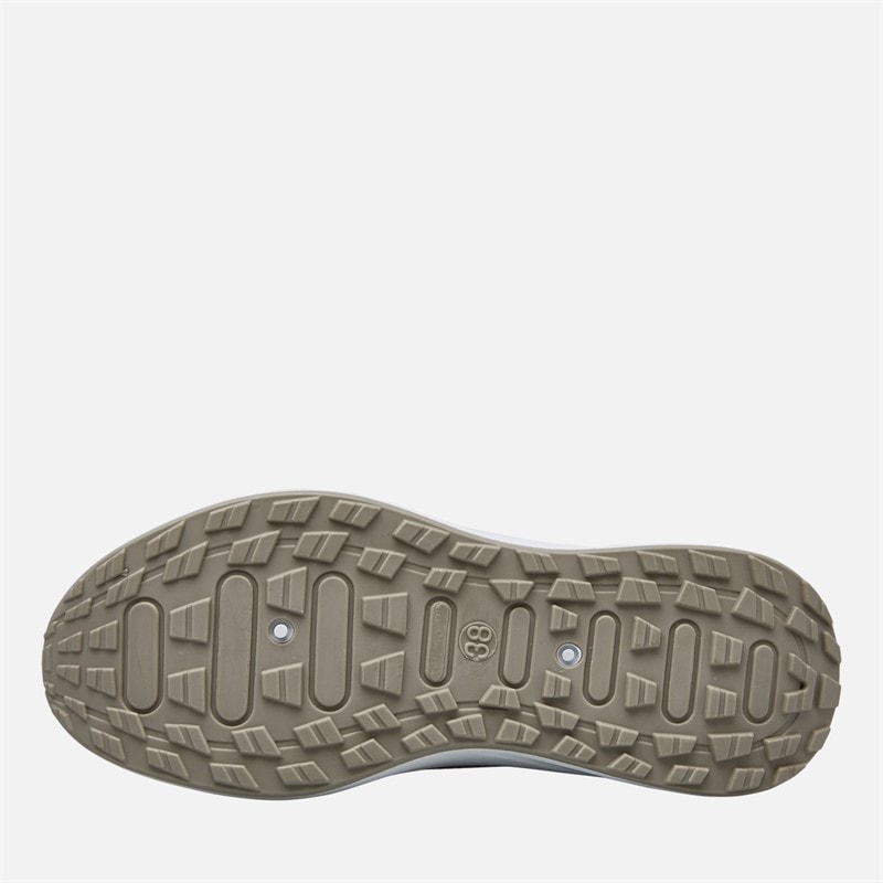 Crosshatch Womens Antioch Trainers Stone - Image 2