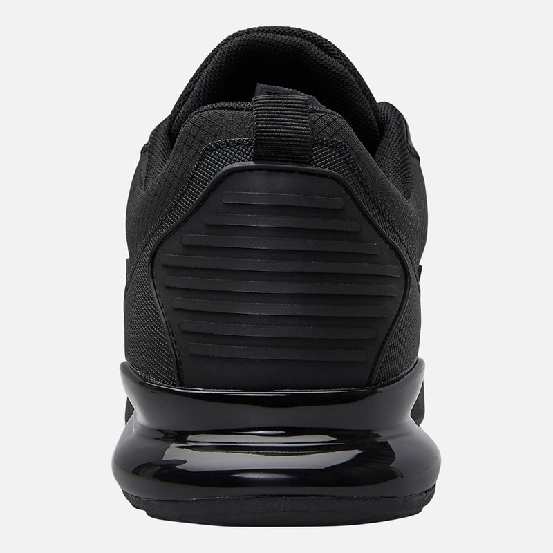 Crosshatch Mens Smitlay II Trainers Black Mono - Image 3