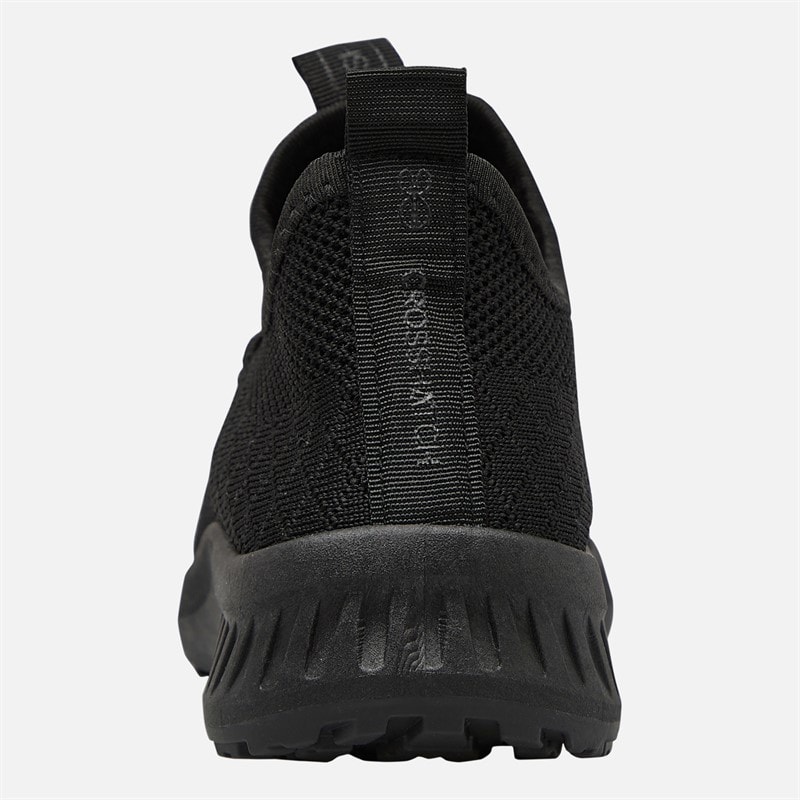 Crosshatch Junior Boys Antioch Trainers Black Mono - Image 3