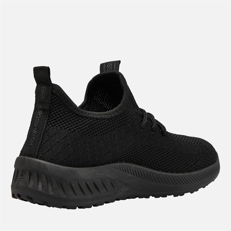 Crosshatch Junior Boys Antioch Trainers Black Mono - Image 5