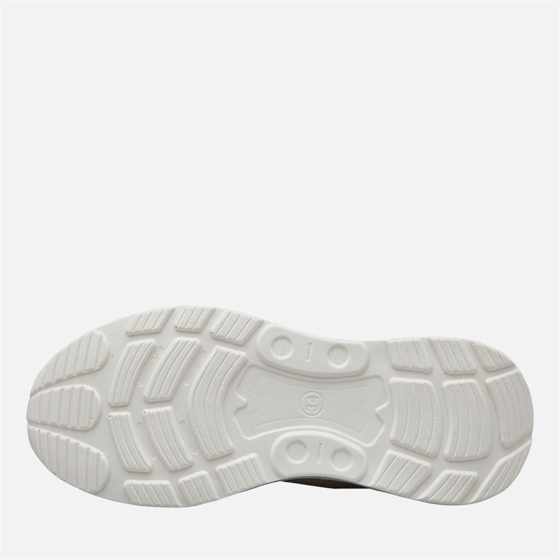 Crosshatch Junior Boys Chiltern Trainers Sand - Image 2