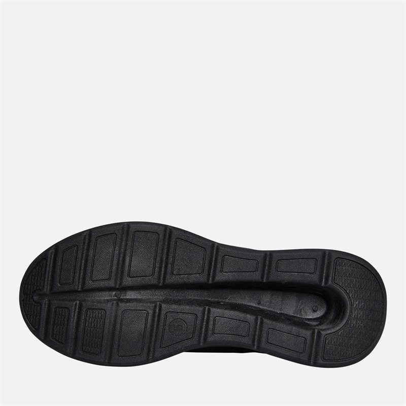 Crosshatch Junior Boys Jesmond Trainers Black Mono - Image 2