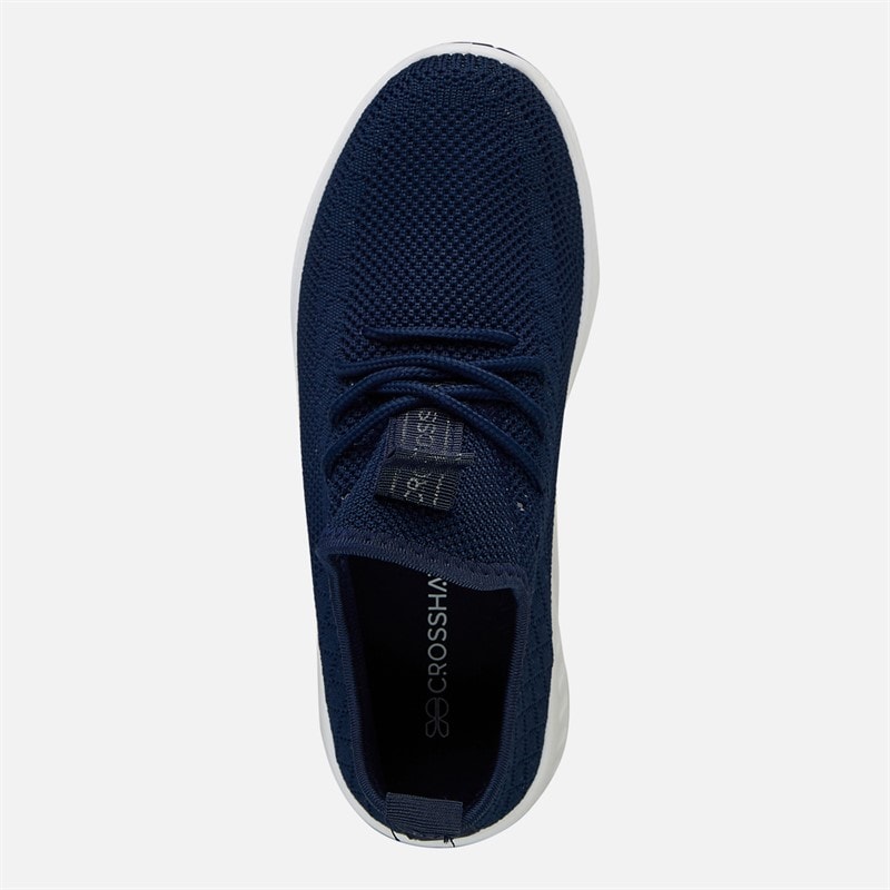 Crosshatch Junior Boys Antioch Trainers Navy - Image 4