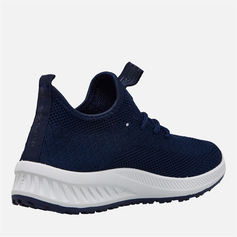 Crosshatch Junior Boys Antioch Trainers Navy - Image 5