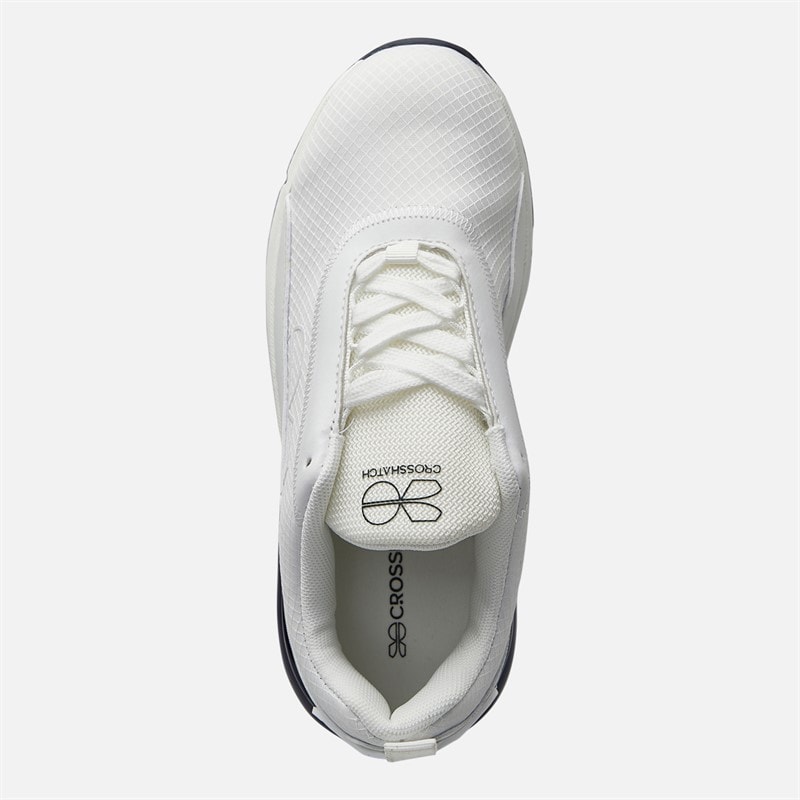 Crosshatch Junior Boys Smitlay II Trainers White/Navy - Image 4