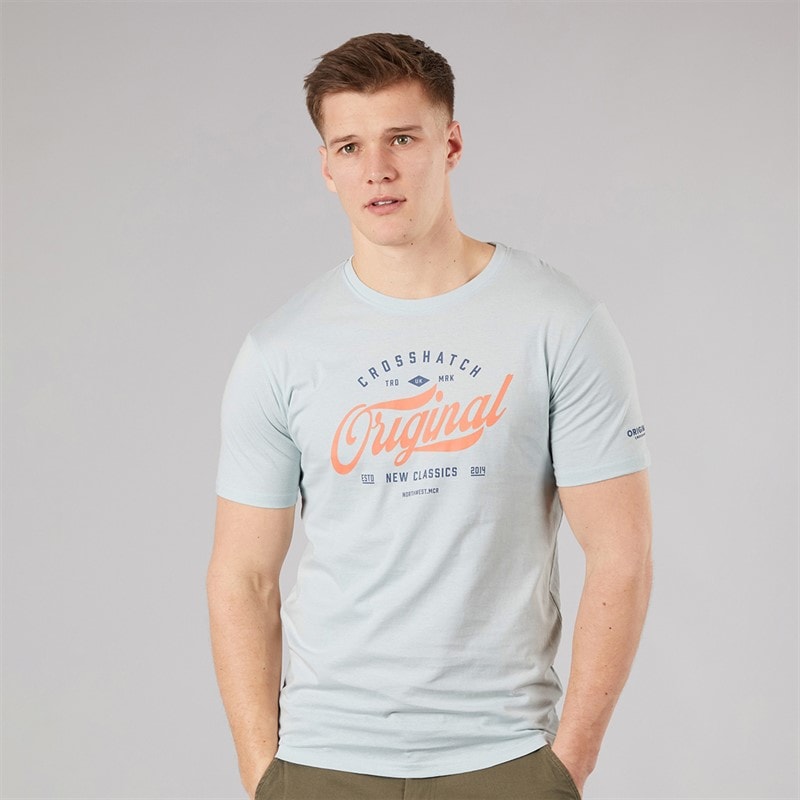 Crosshatch Mens Tryplex Five Pack T-Shirts Assorted - Image 2