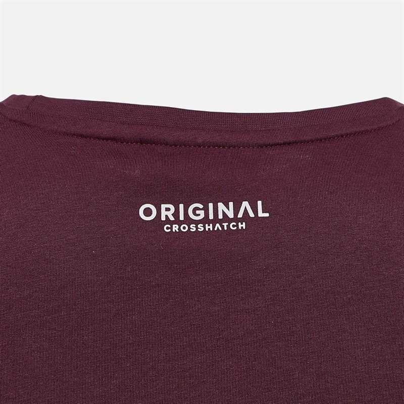 Crosshatch Mens Traptons T-Shirt Rasin - Image 2
