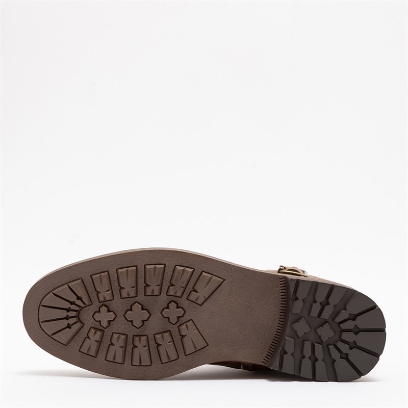 Deakins Mens Barried Strap Work Boots Tan - Image 2