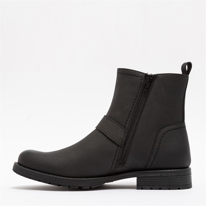 Deakins Mens Harris Biker Boots Black - Image 3