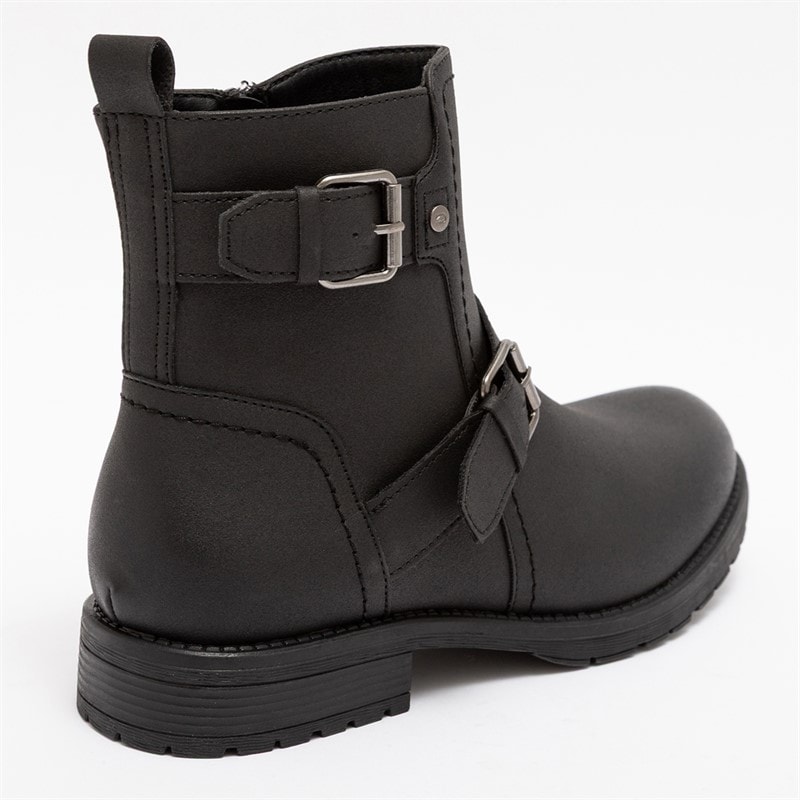 Deakins Mens Harris Biker Boots Black - Image 4