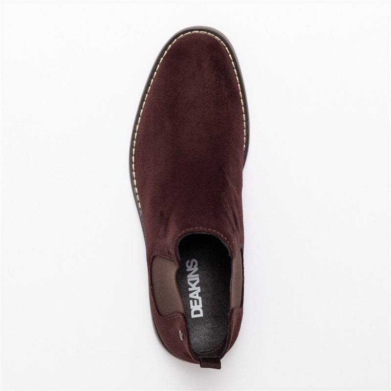 Deakins Mens Morley Chelsea Boots Chocolate - Image 5